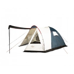 Палатка кемпинговая Canadian Camper Rino 5, 5-местная, 440x310x190 см, белый/синий