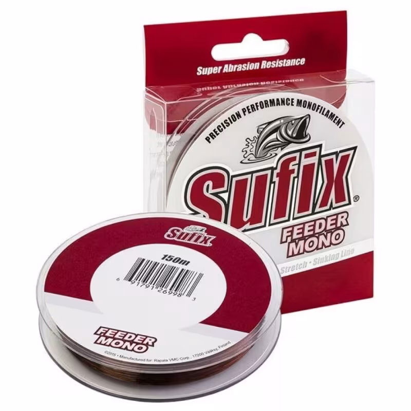 Леска монофильная Sufix Feeder mono 0.28 мм, 6.6 кг, 150 м