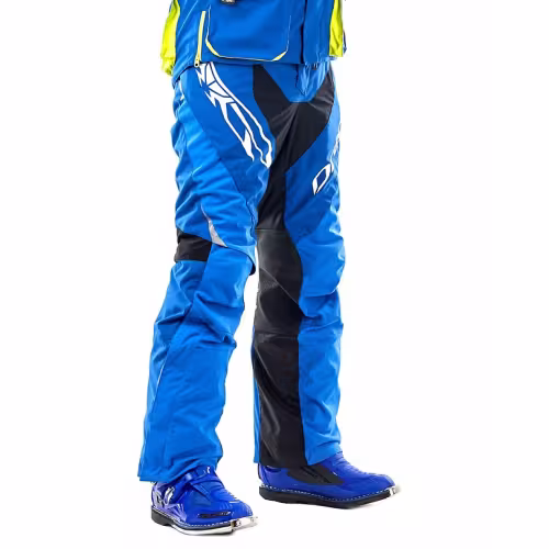 Мотоштаны мужские Dragonfly Freeride, нейлон, синий/желтый, размер XL