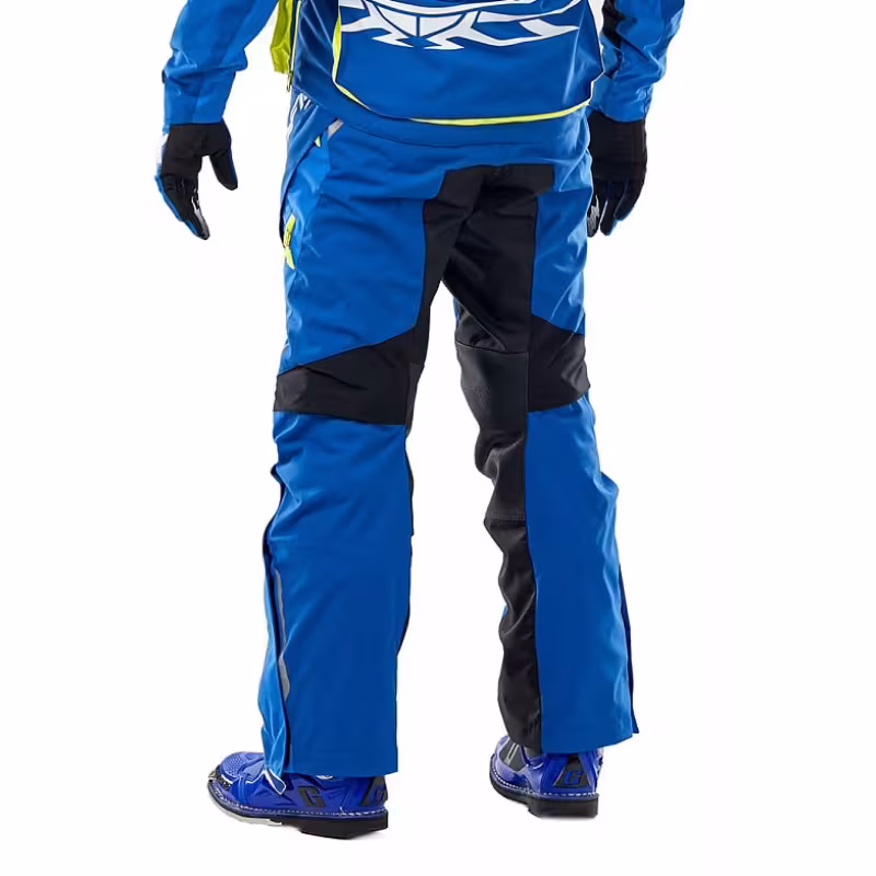 Мотоштаны мужские Dragonfly Freeride, нейлон, синий/желтый, размер XL