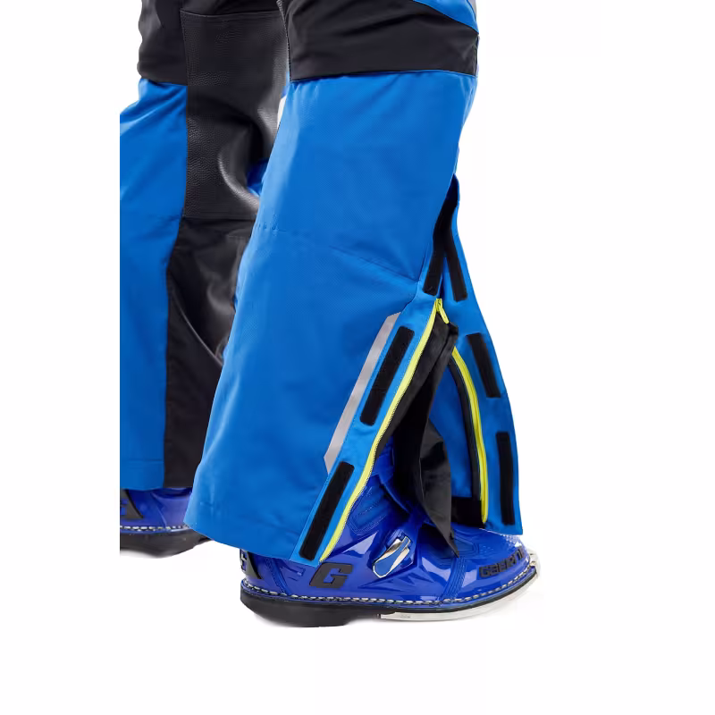 Мотоштаны мужские Dragonfly Freeride, нейлон, синий/желтый, размер XL