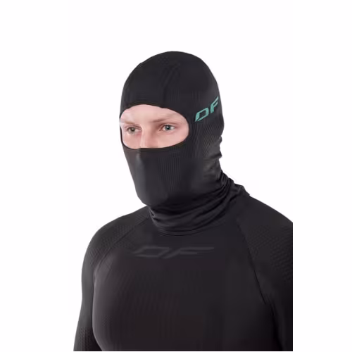 Подшлемник-балаклава Dragonfly 3DThermo Green, черный