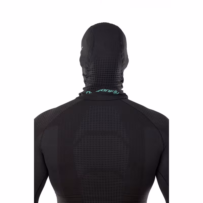 Подшлемник-балаклава Dragonfly 3DThermo Green, черный