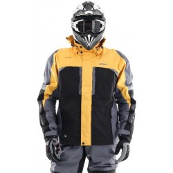 Куртка мужская Dragonfly Quad PRO, желтый/серый/черный, размер L, 182 см