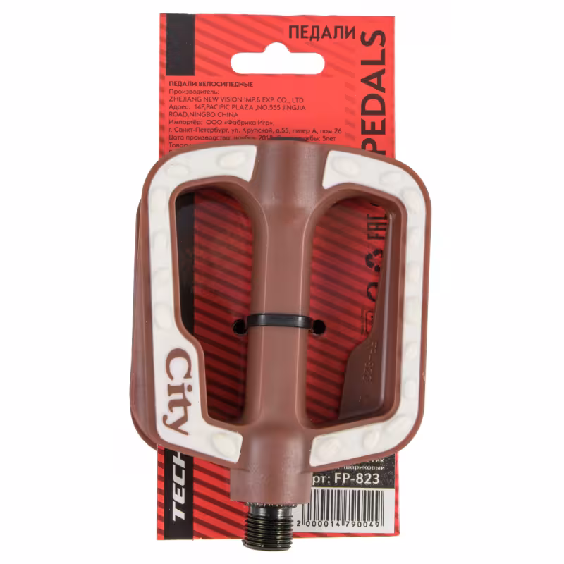 Педали платформенные Feimin City FP-823, 9/16", 108х85 мм, черный