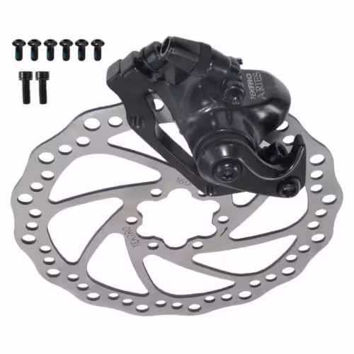 Тормоз механический MD-M300 под ротор F180/R160 c адаптером