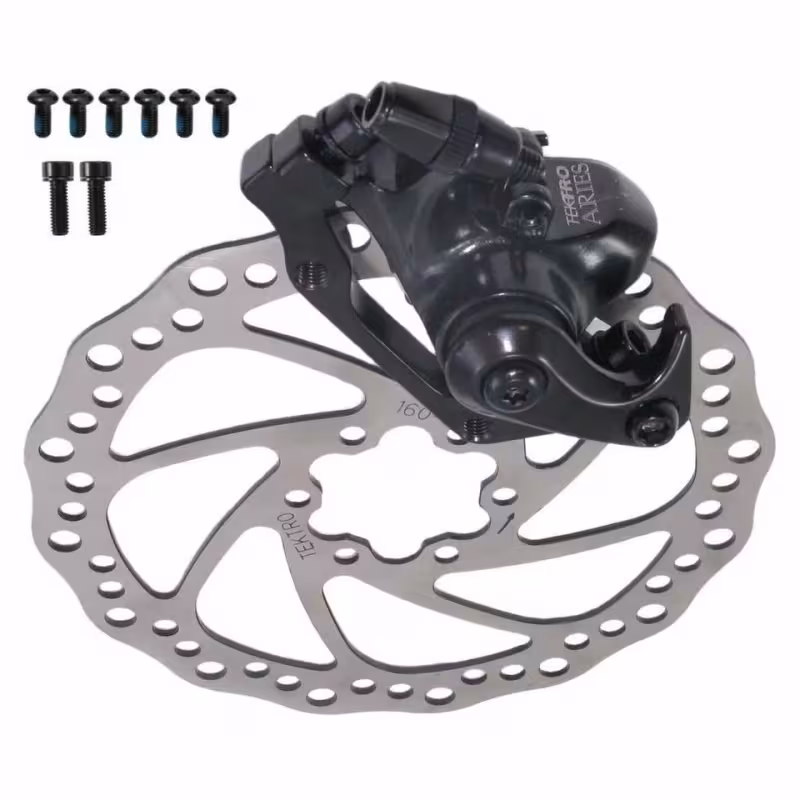 Тормоз механический MD-M300 под ротор F180/R160 c адаптером