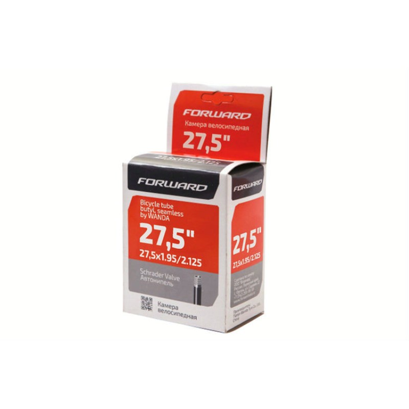 Камера 27,5" TU273, 27,5" * 1.95/2.125, Бутил, Schrader (AV), WANDA