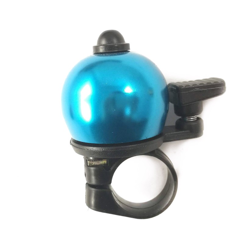 Звонок велосипедный, алюминиевый, D36, форма полусфера (синий, 4630031482818)