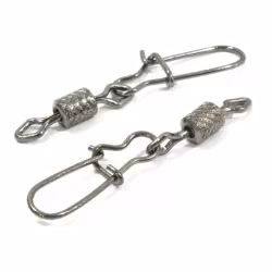 Вертлюг цилиндр с накаткой с застежкой Duo-Lock №6х2 20кг Bz (10шт)