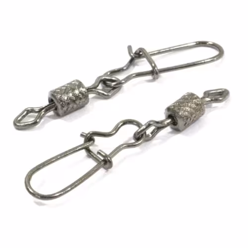 Вертлюг цилиндр с накаткой с застежкой Duo-Lock №6х2 20кг Bz (10шт)