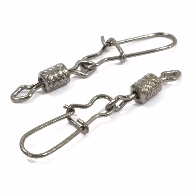 Вертлюг цилиндр с накаткой с застежкой Duo-Lock №6х2 20кг Bz (10шт)