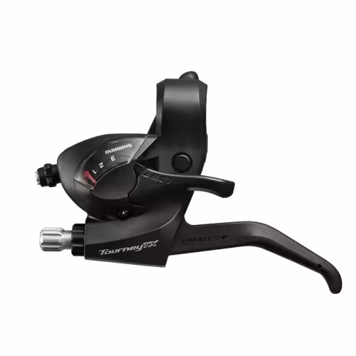 Рукоятка переключения передач левая Shimano Tourney ST-TX800-L  ASTTX800LBL, 3 скорости, 18 мм