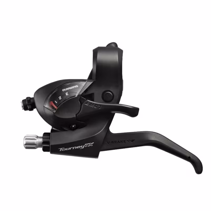 Рукоятка переключения передач левая Shimano Tourney ST-TX800-L  ASTTX800LBL, 3 скорости, 18 мм