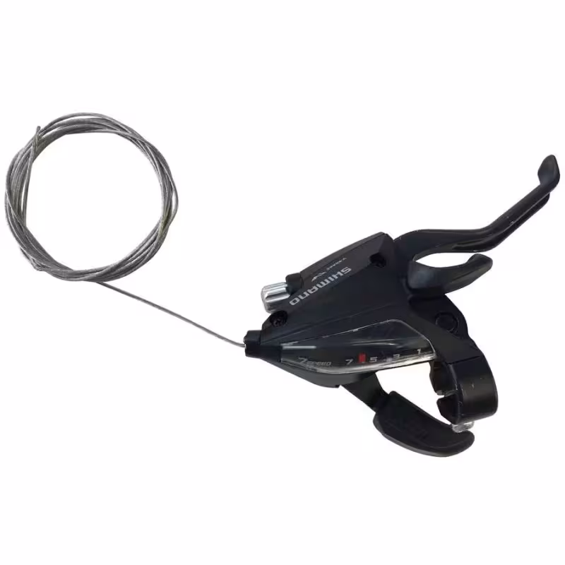 Рукоятка переключения передач правая Shimano Tourney ST-EF500-7R, 7 скоростей, 22.2 мм