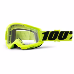 Мотоочки 100% MX 187866, желтый/прозрачный