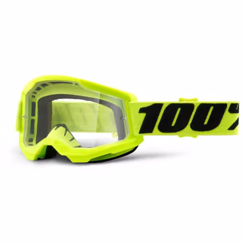 Мотоочки 100% MX 187866, желтый/прозрачный