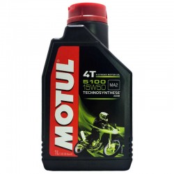 Масло моторное полусинтетическое для 4Т мотоциклов Motul 5100 15W50, 1л