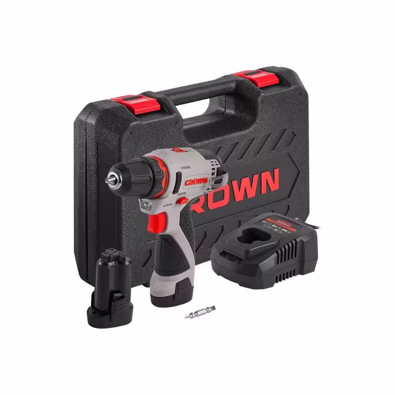 Дрель-шуруповерт аккумуляторная Crown CT21072HX-2 BMC