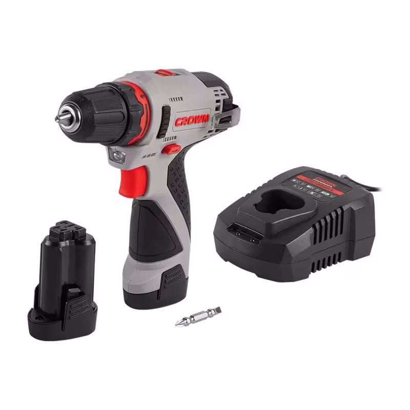 Дрель-шуруповерт аккумуляторная Crown CT21072HX-2 BMC