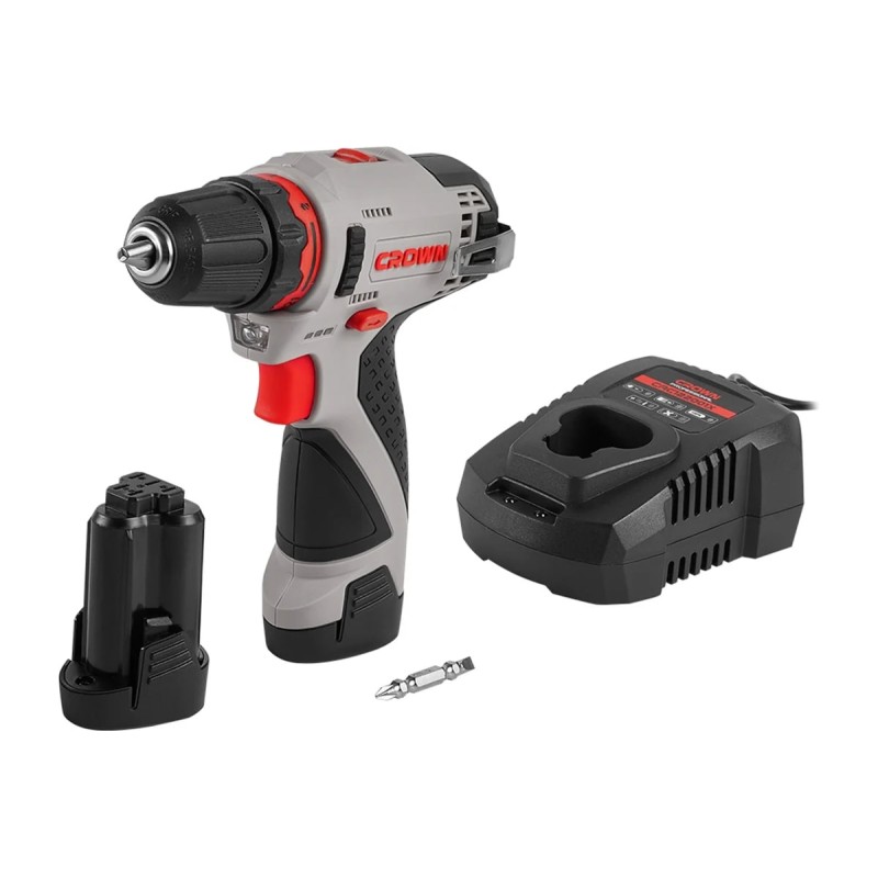Дрель-шуруповерт аккумуляторная Crown CT21072HX-2 BMC