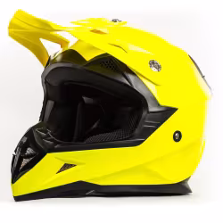 Мотошлем Hizer 615, желтый, размер L