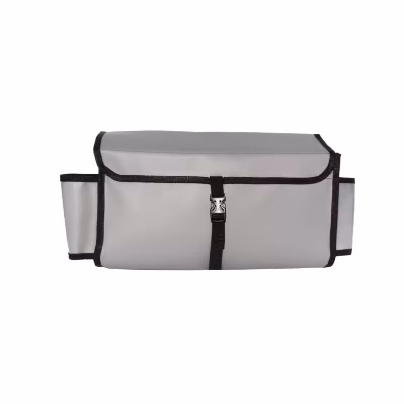 Сумка с бутылкодержателем на ликтрос, серый (40 см)