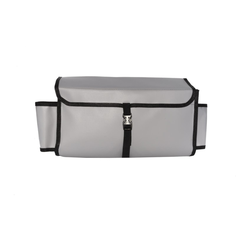 Сумка с бутылкодержателем на ликтрос, серый (40 см)