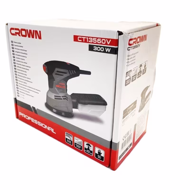 Шлифмашина эксцентриковая Crown CT13560V