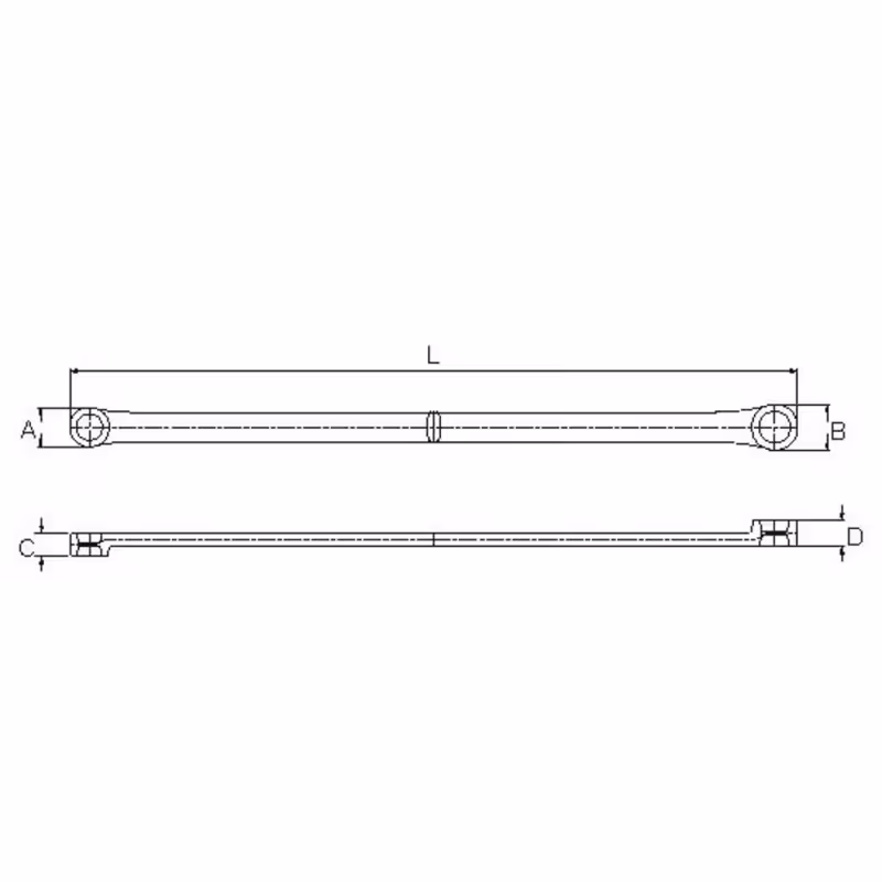 Ключ накидной Licota AWT-LDM1618, 16х18 мм