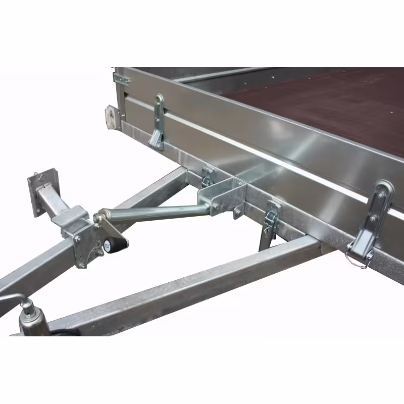 Прицеп бортовой двухосный Вектор ЛАВ 81013Е, высокий борт, опорное колесо