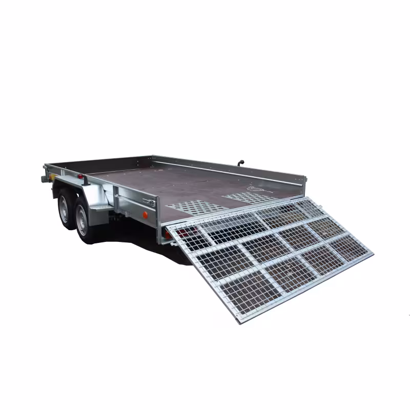 Прицеп бортовой двухосный Вектор ЛАВ 81013Е, высокий борт, опорное колесо