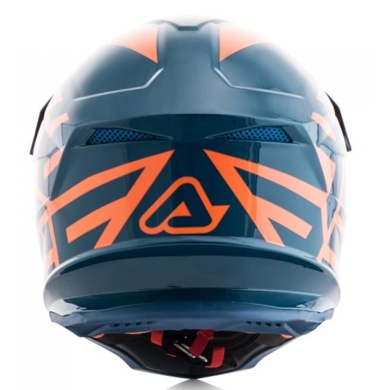 Мотошлем Acerbis Profile 4, оранжевый/синий, размер M