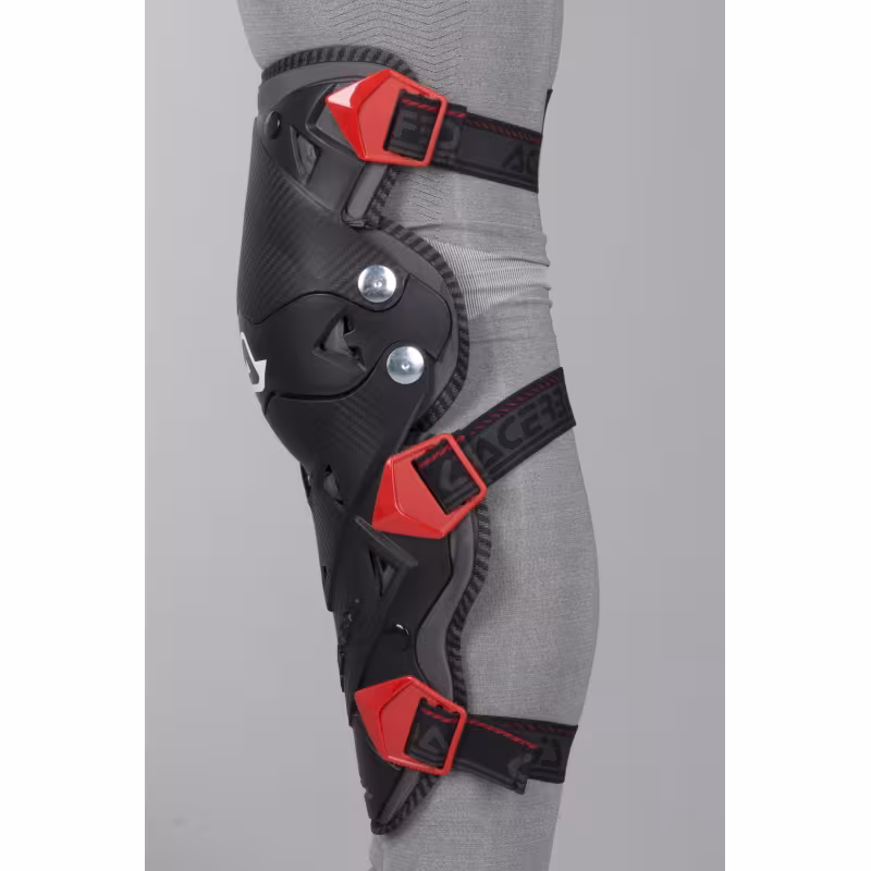 Наколенники Acerbis Impact EVO 3.0, красный/черный