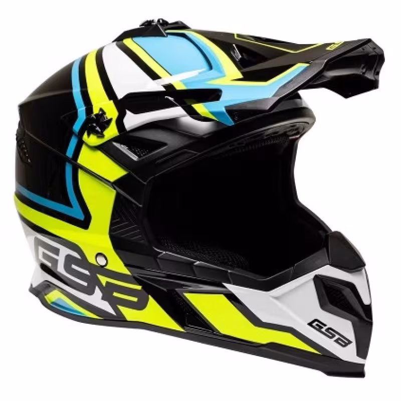 Мотошлем GSB XP-20-1.2 Graphic, желтый/черный, размер M