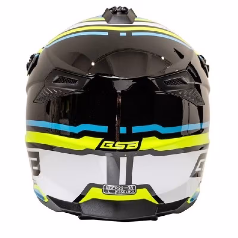 Мотошлем GSB XP-20-1.2 Graphic, желтый/черный, размер XL