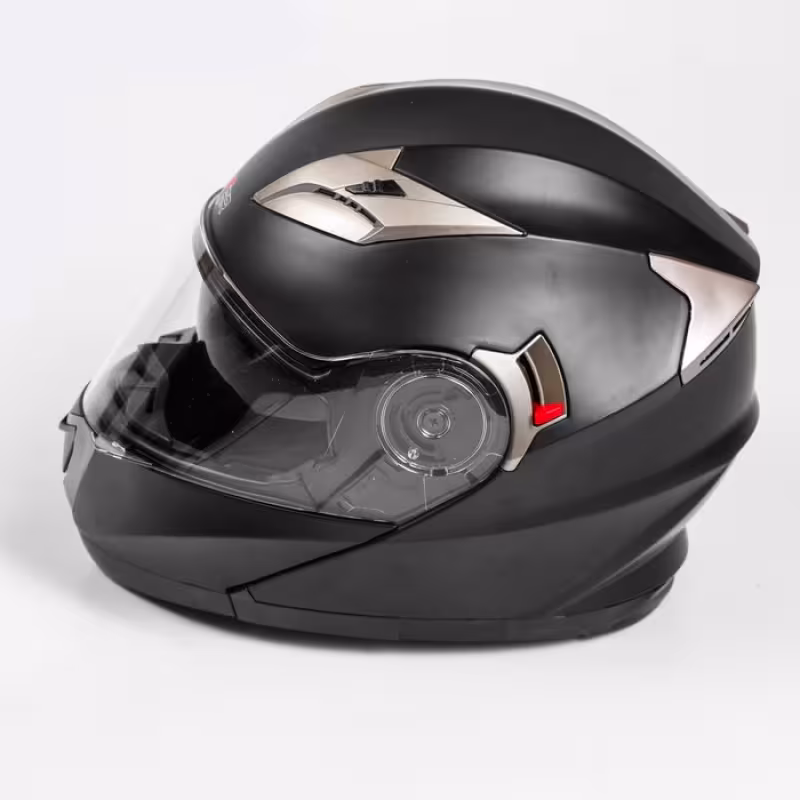 Мотошлем Hizer 625 #1, черный матовый, размер L