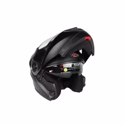 Мотошлем Hizer 625 #1, черный матовый, размер L