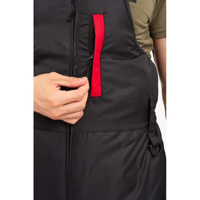 Костюм-поплавок мужской OneRus Фишер -45, ткань Таслан, черный/красный, размер 48-50 (M), 182-188 см