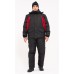 Костюм-поплавок мужской OneRus Фишер -45, ткань Таслан, черный/красный, размер 48-50 (M), 182-188 см