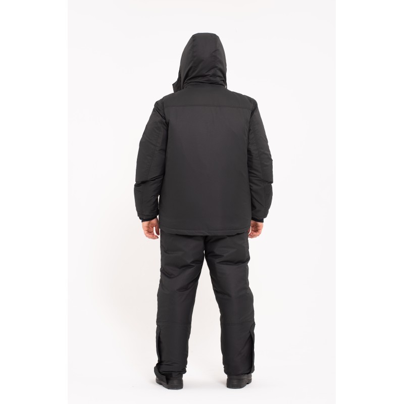 Костюм-поплавок мужской OneRus Фишер -45, ткань Таслан, черный/красный, размер 48-50 (M), 182-188 см