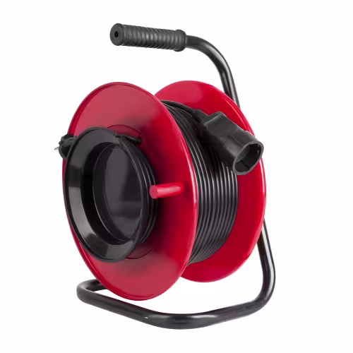 Удлинитель силовой одноместный на катушке (2,2 кВт, 50 м)