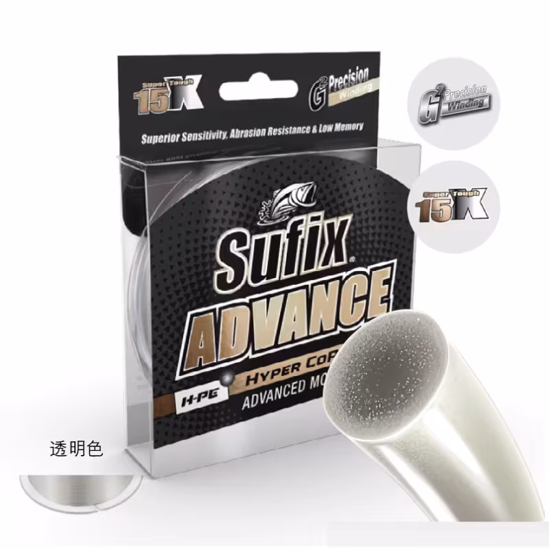 Леска монофильная Sufix Advance 0.30 мм, 8.2 кг, 150 м