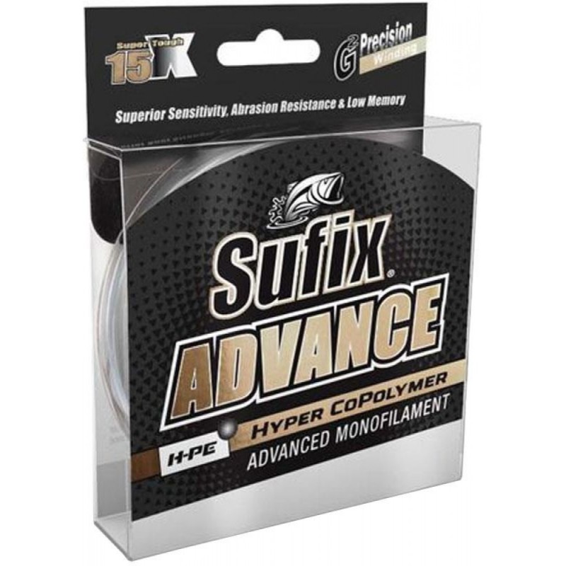 Леска монофильная Sufix Advance 0.35 мм, 11.3 кг, 150 м