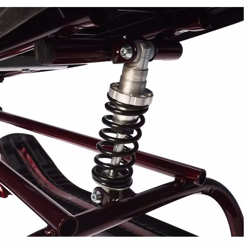 Снегокат Nika Kids Jump Граффити, красный/черный