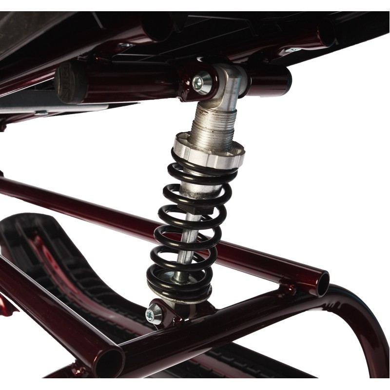 Снегокат Nika Kids Jump Граффити, красный/черный