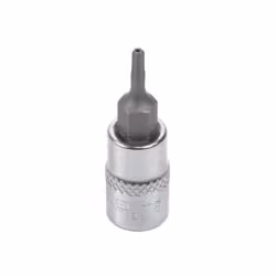 Бита T8 TORX 1/4 в головке LICOTA с отверстием