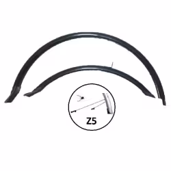 Крылья для городского велосипеда 28" Forward FVD28HN12-1black, черный