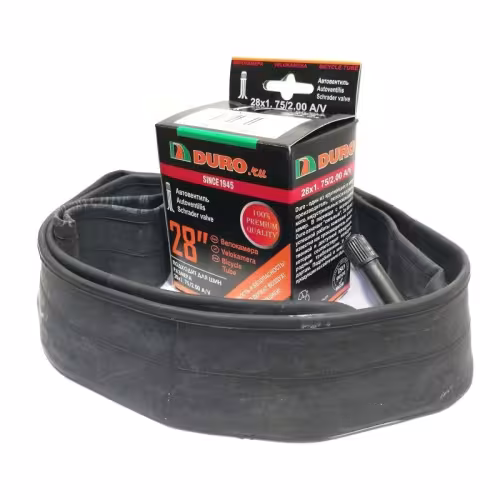 Камера Duro DHB01021, 28х1.75/2.00, бутил, авто-ниппель A/V