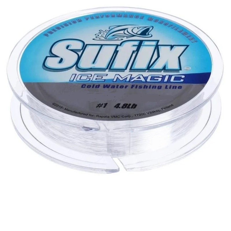 Леска монофильная Sufix Ice Magic x12, 0.195 мм, 3.3 кг, 30 м